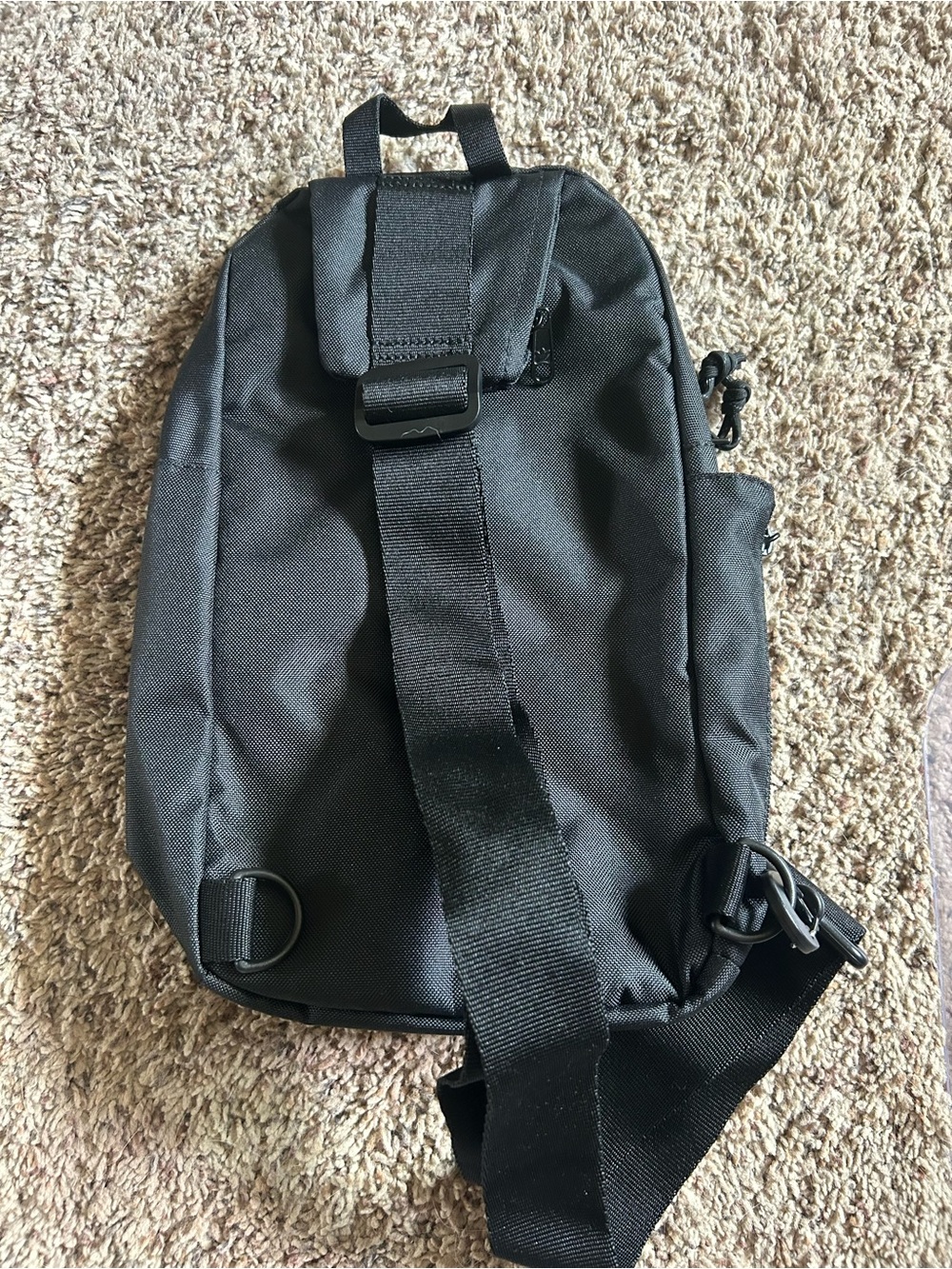 adidas Black Mini Utility Backpack with Front Buckle - Picture 2 of 4